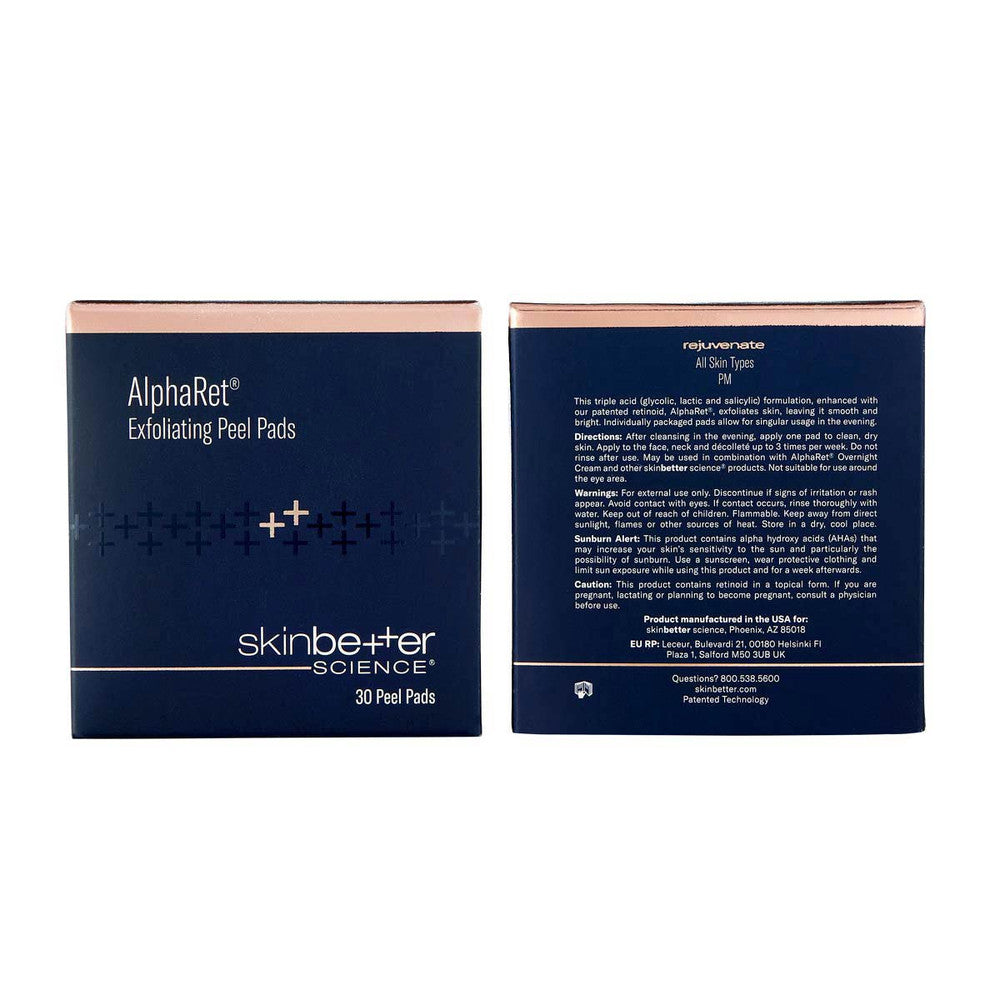SKIN BETTER - AlphaRet Exfoliating Peel Pads 30 ct