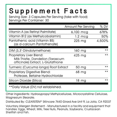 Clearstem MINDBODYSKIN® 2 Supplement (No 5-HTP)