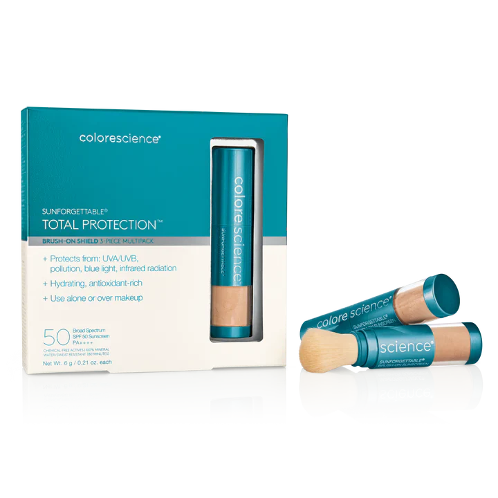 Colorescience Sunforgettable® Total Protection™ Brush-On Shield SPF 50 Multipack