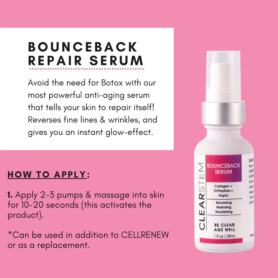 CLEARSTEM BOUNCEBACK™ "No Botox Serum"