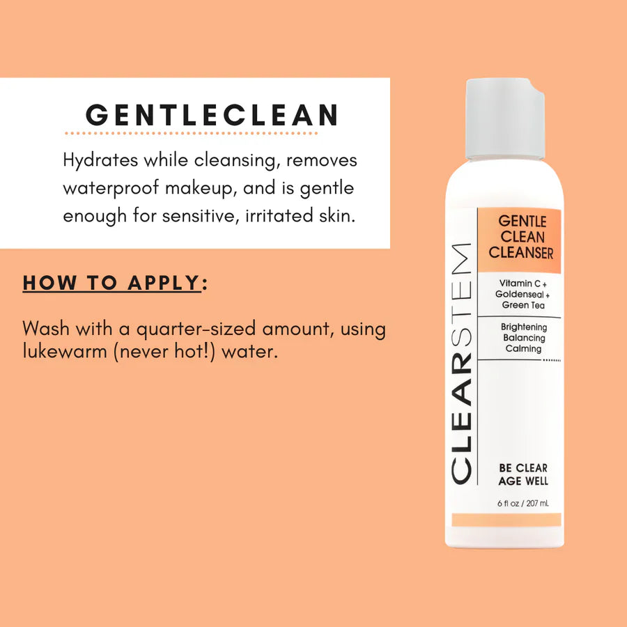 CLEARSTEM GENTLECLEAN™ - Vitamin Infused Calming Face and Body Wash